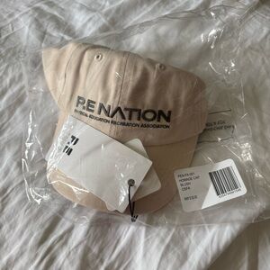 P.E Nation Tan Hat Classic Embroidered Design